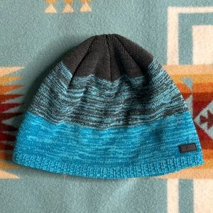 Cozy Blue and Gray Beanie